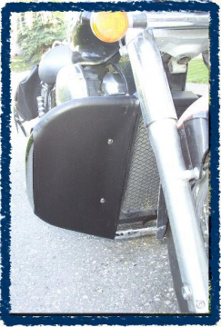 view Sage Brush Engine Guard Chaps - Shadow 750 ACE with MC Entreprises Bar